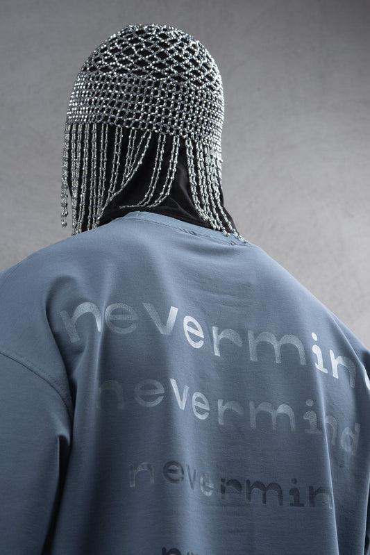 Nevermind Tee – Contrast Sky Blue