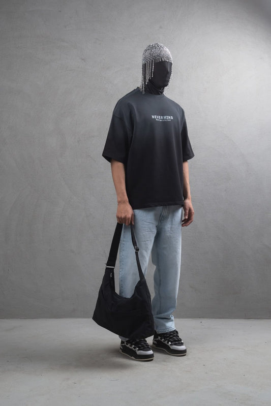 Nevermind Tee – Contrast Black