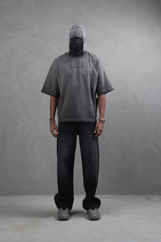 Reverse Oil Tee – Dark Grey