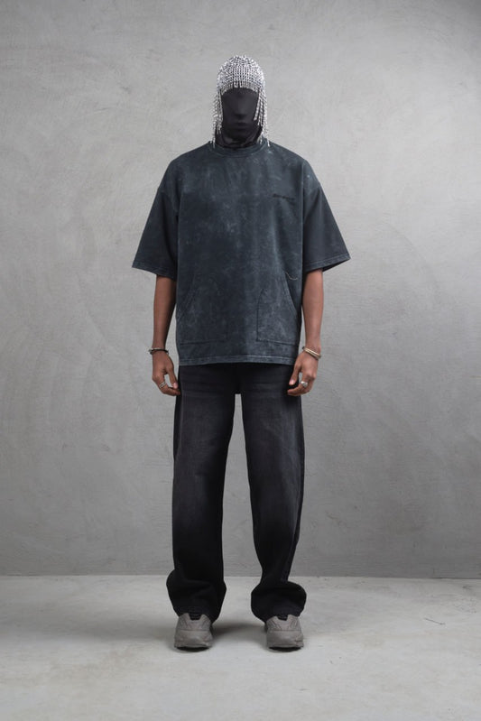 Flex Wear Tee – Washed Black