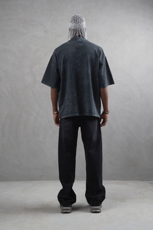 Flex Wear Tee – Washed Black